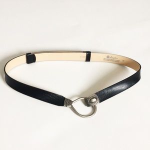 Adjustable Waist Black Belt